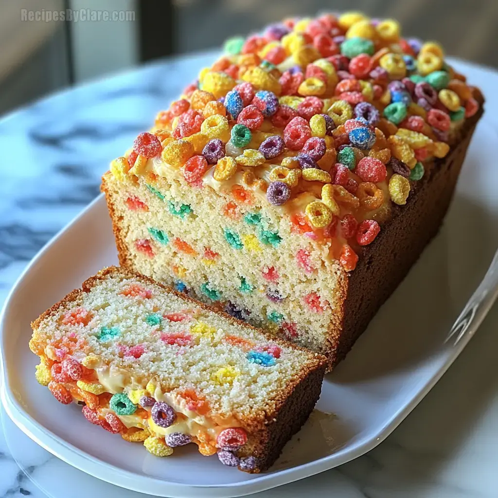 Bright Fruity Pebbles Bread