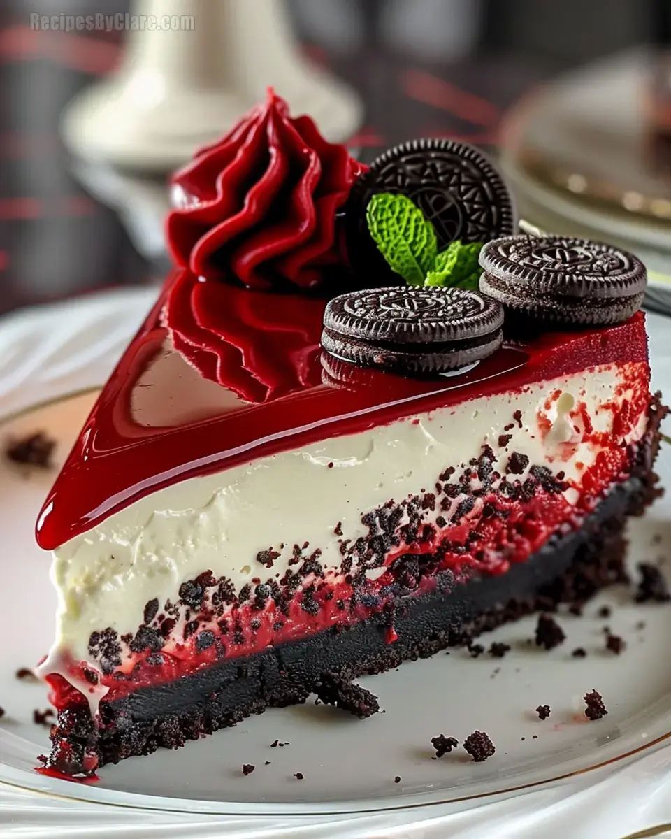 Velvet Oreo Cheesecake