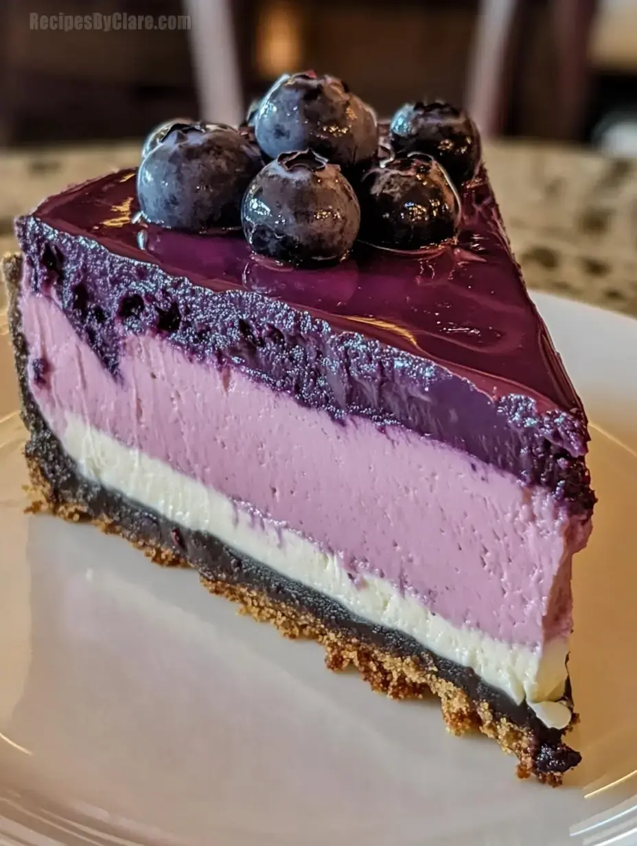 Blueberry Mousse Cheesecake