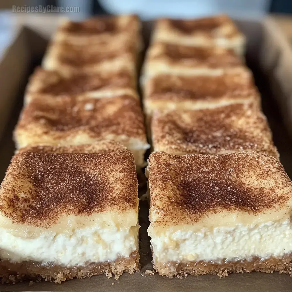 Cinnamon Cheesecake Bars