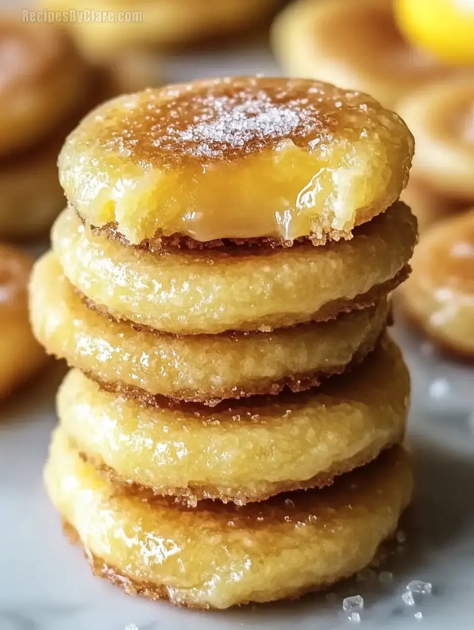 Tangy Lemon Brûlée Cookies