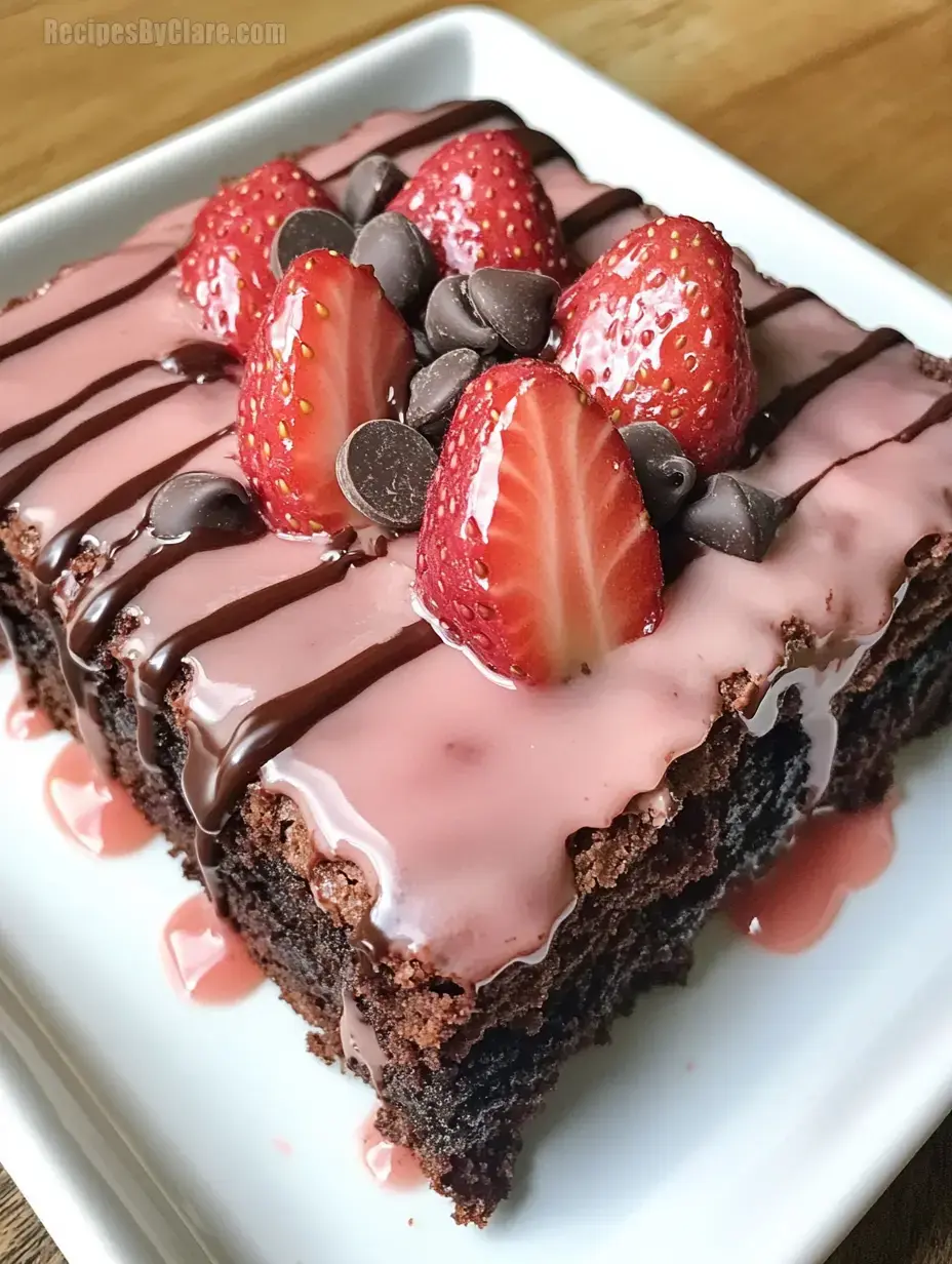 Chocolate Strawberry Bars