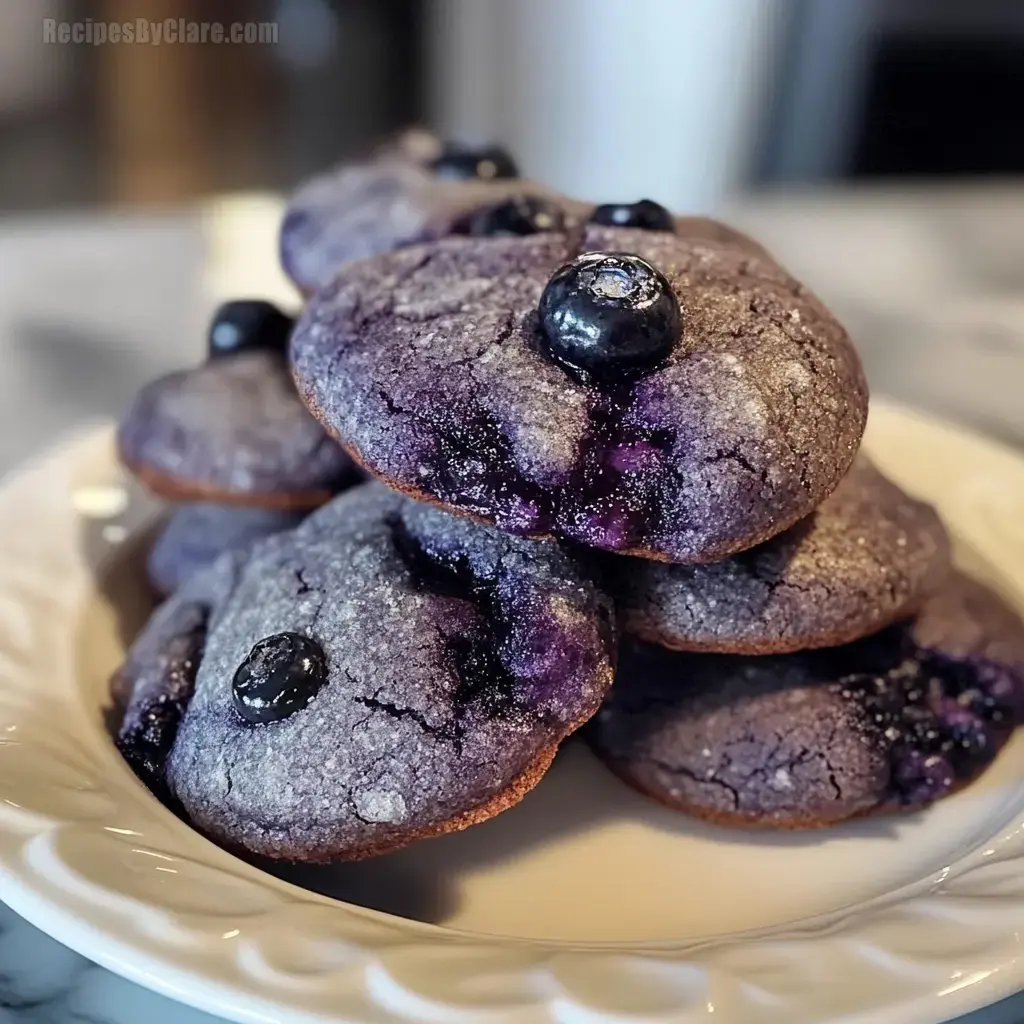 Sweet Blueberry Cookies
