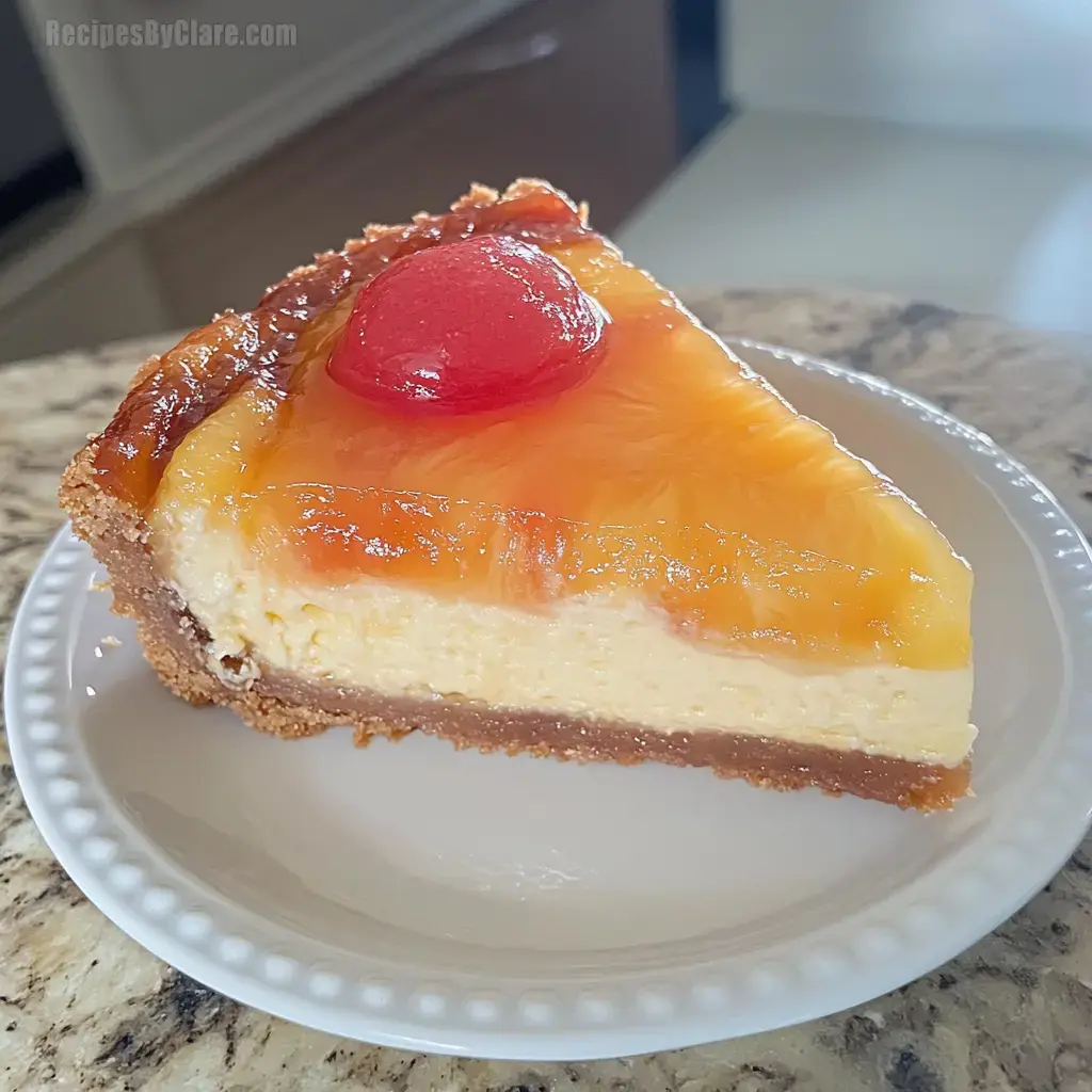 Caramelized Pineapple Cheesecake