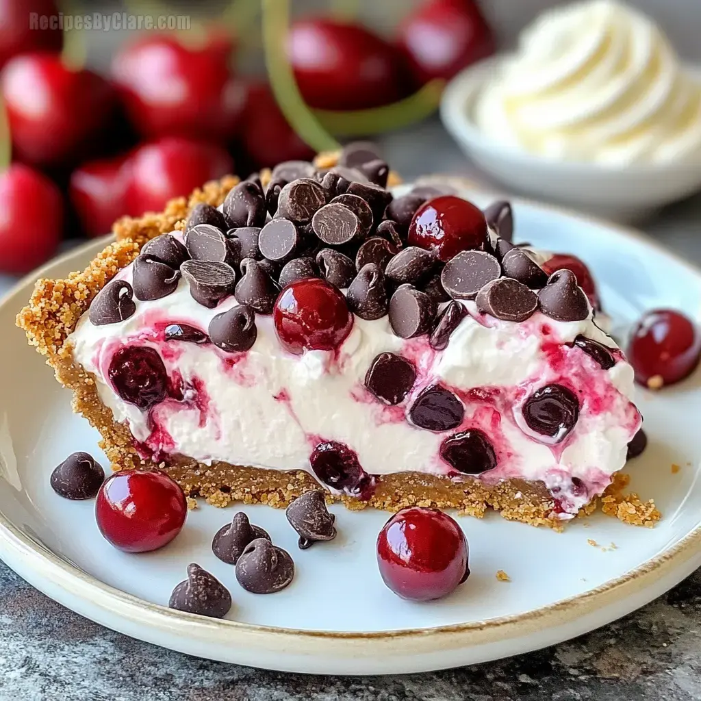 Easy Cherry Chocolate Pie