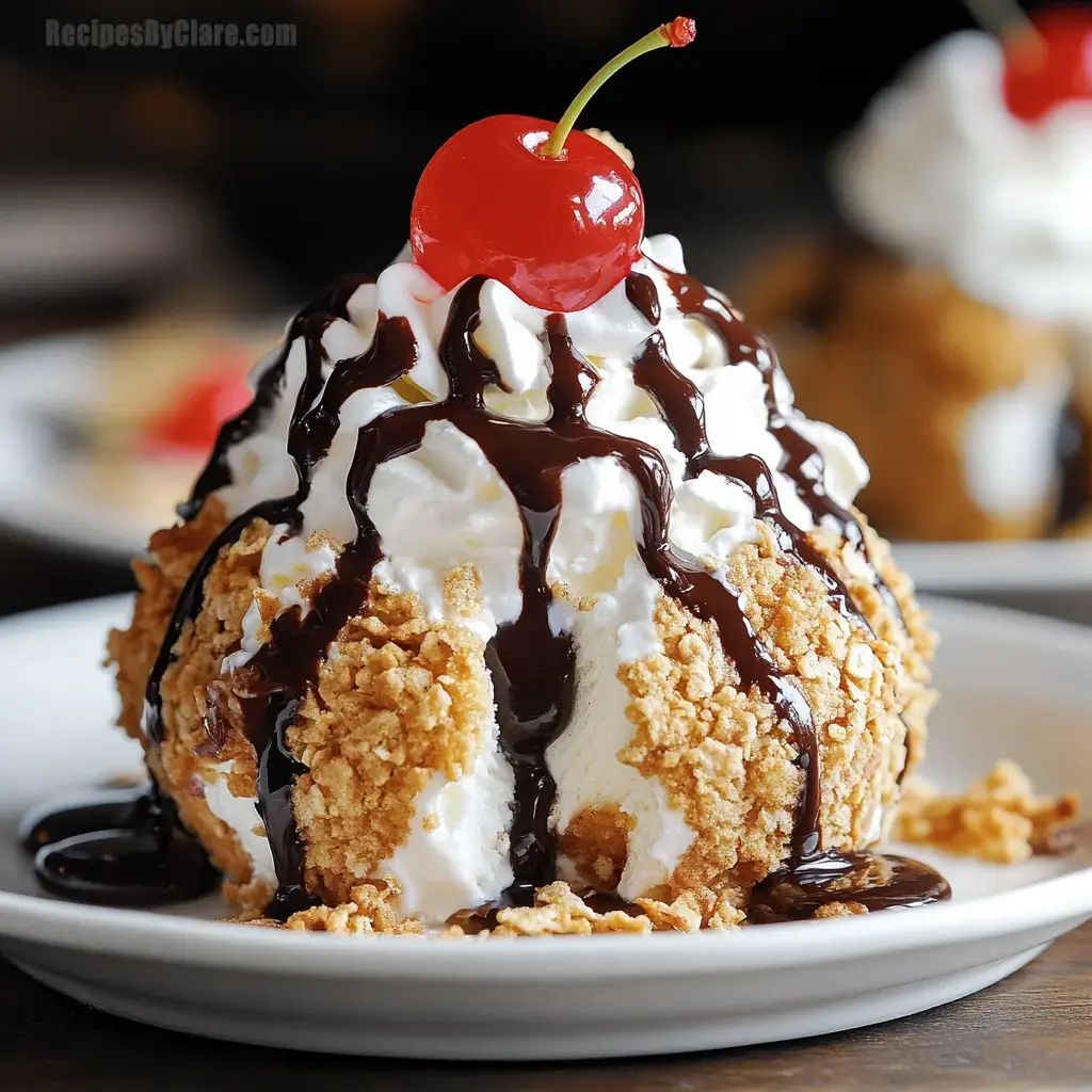 Fried Ice Cream Treat