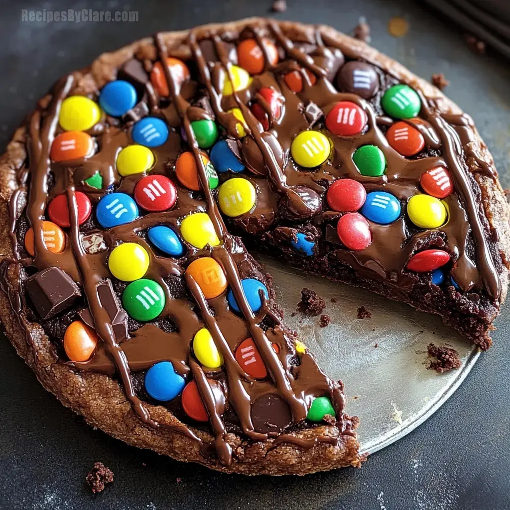 M&M Chocolate Brownie