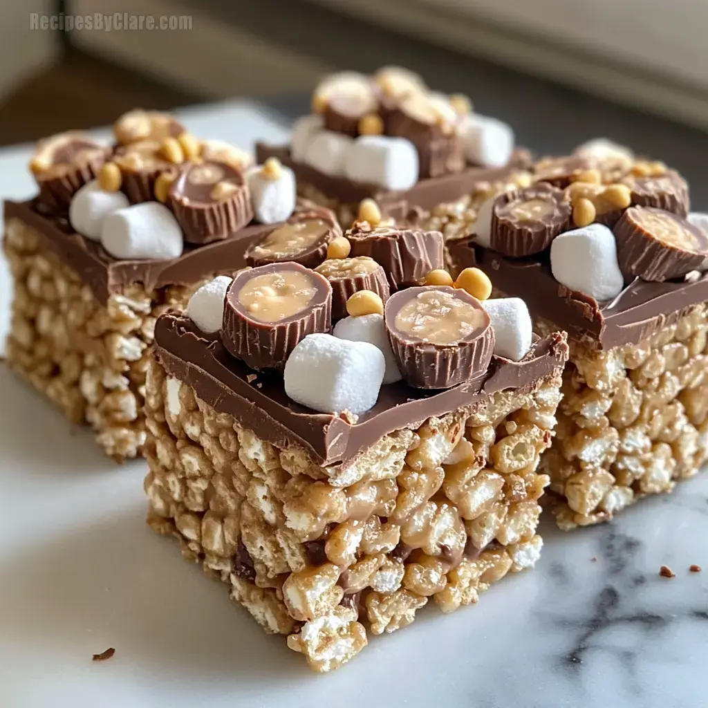 Peanut Butter Cup Krispies