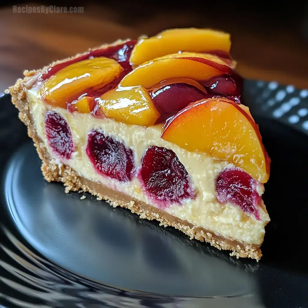 Fresh Peach Plum Cake