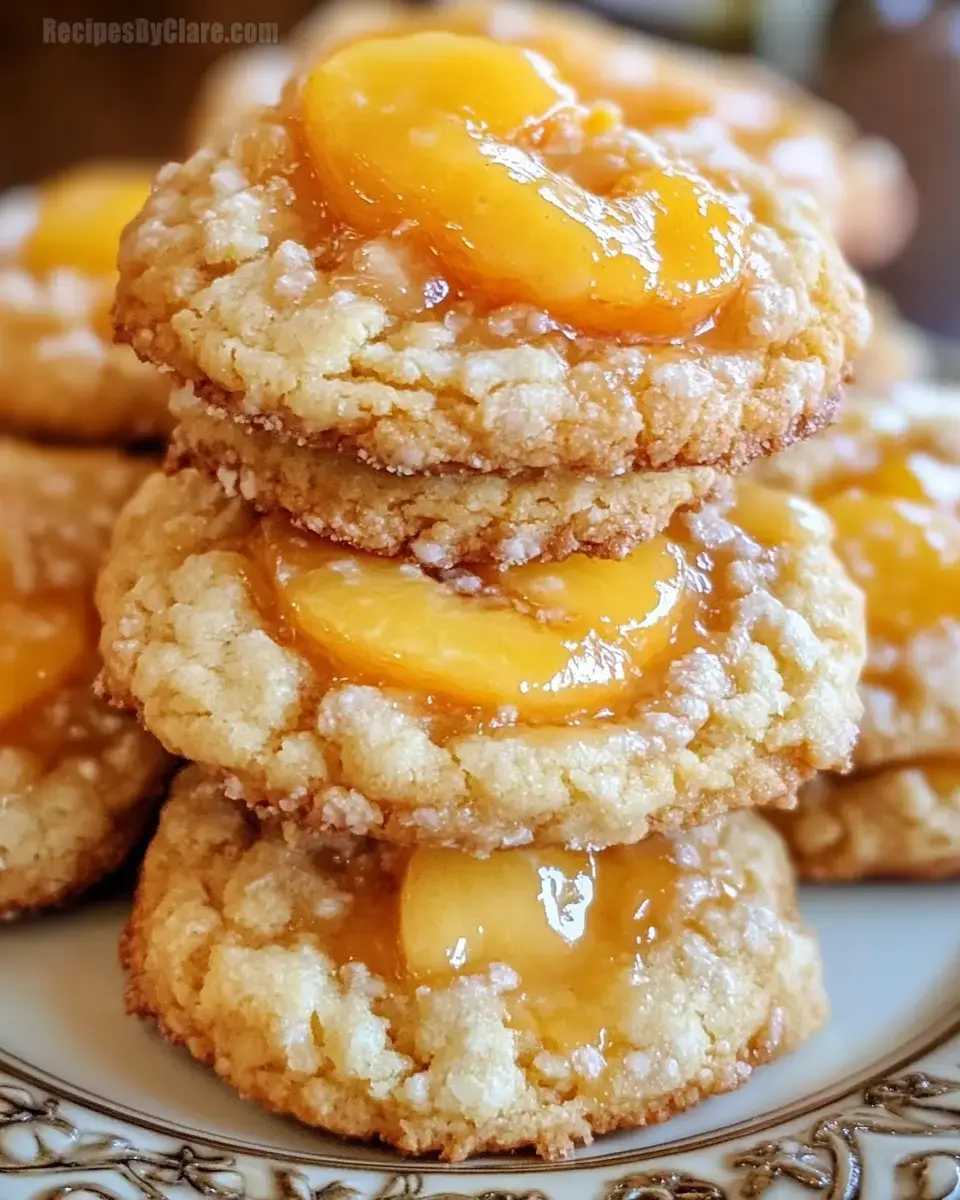 Soft Peach Cookies