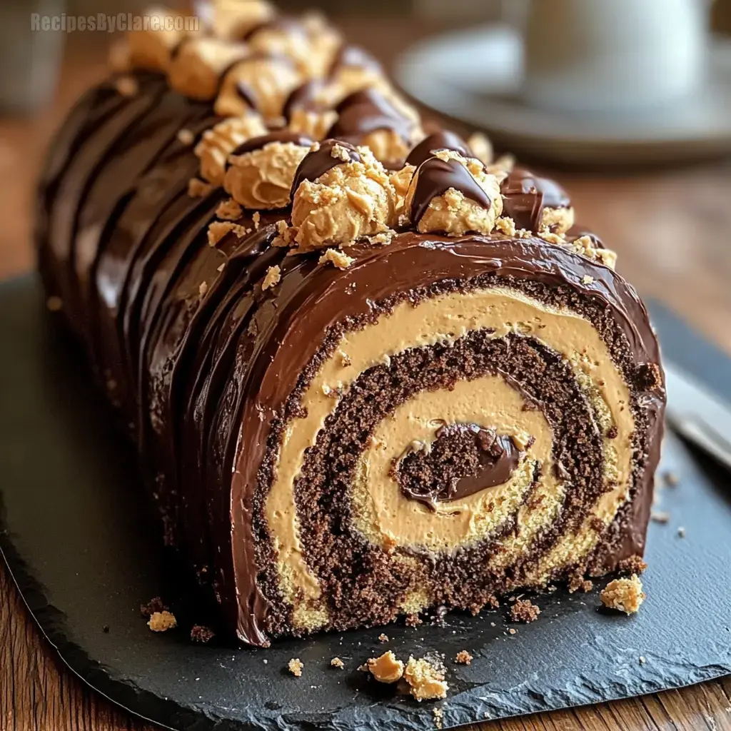 Peanut Butter Cake Roll