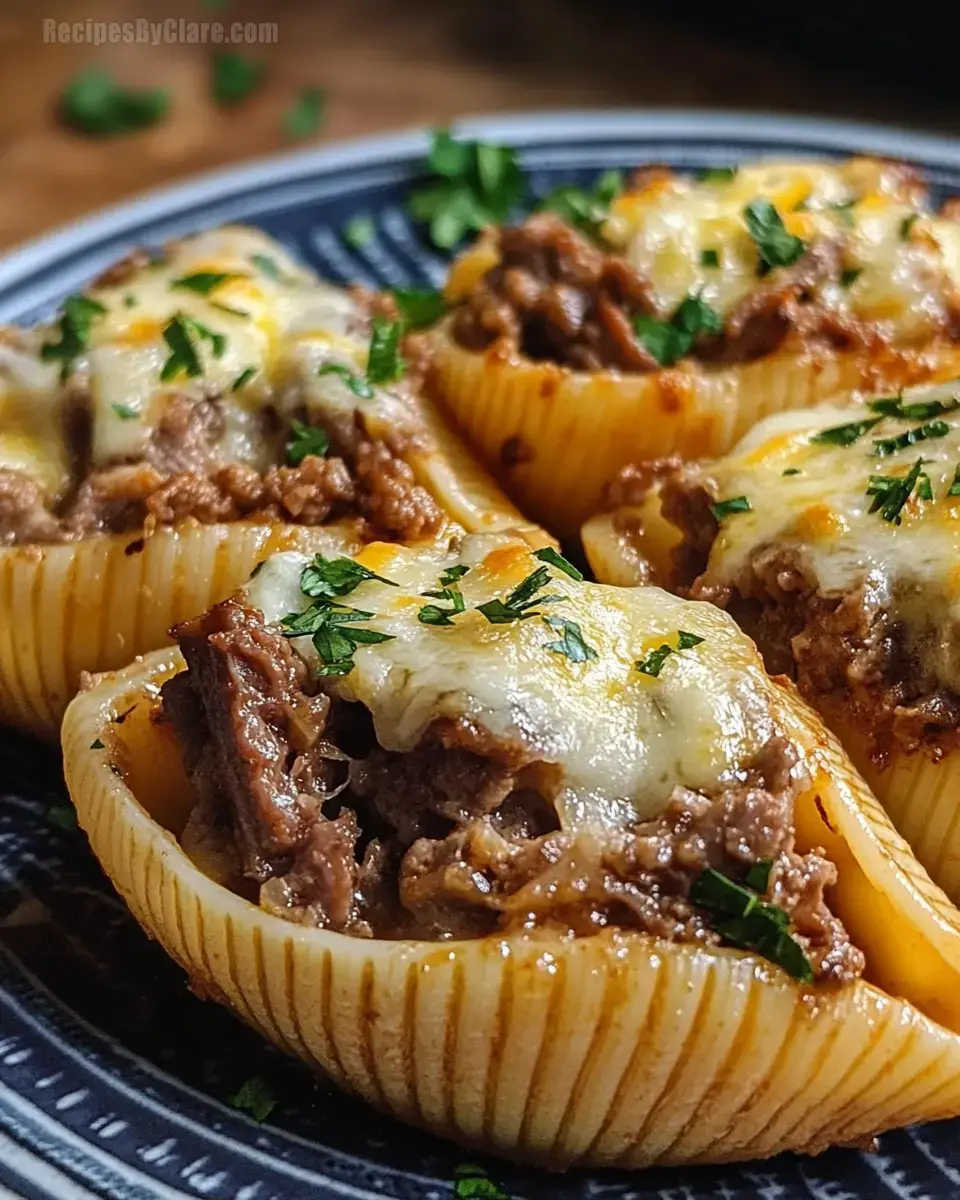 Cheesesteak Shells Dish