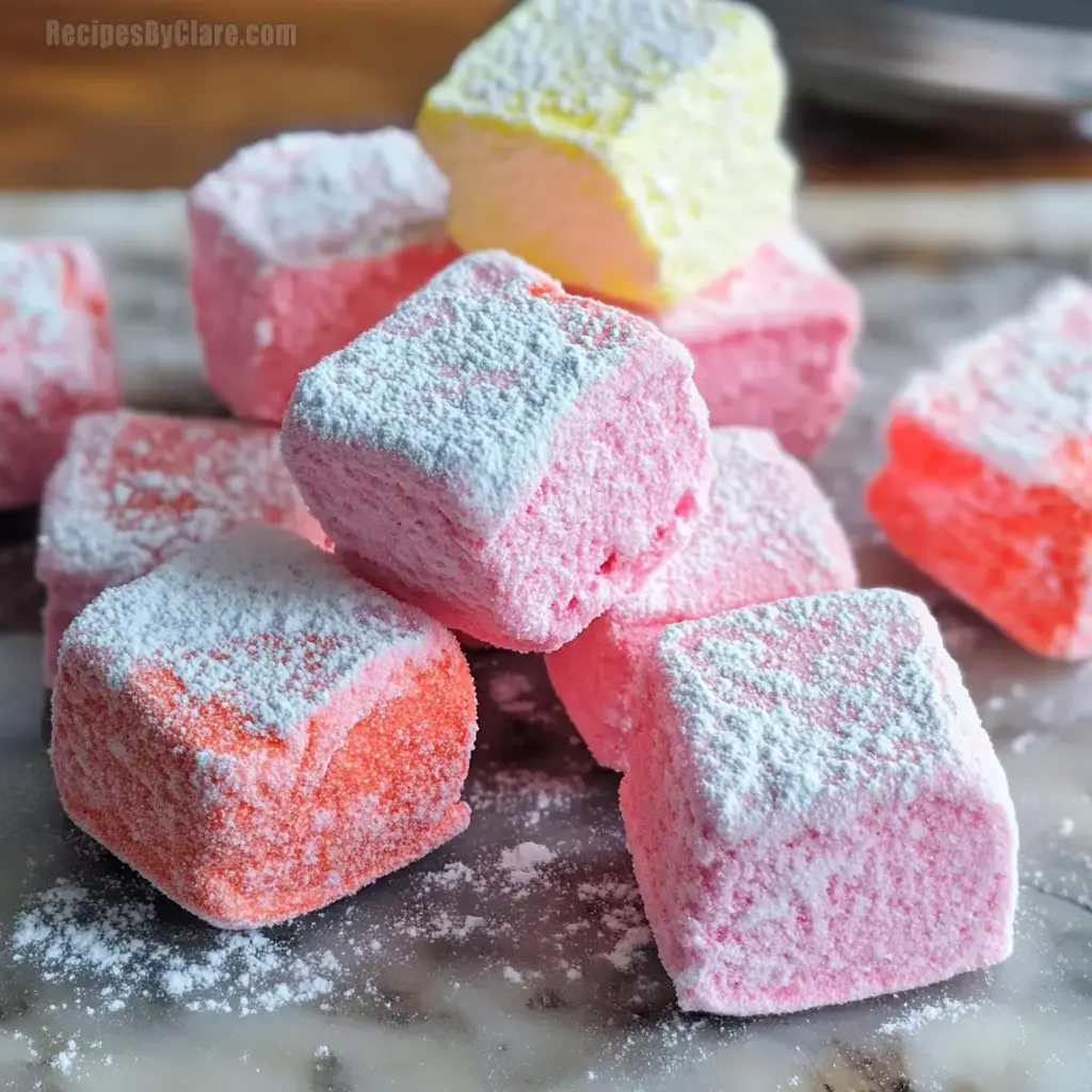 Fluffy Fruity Marshmallows