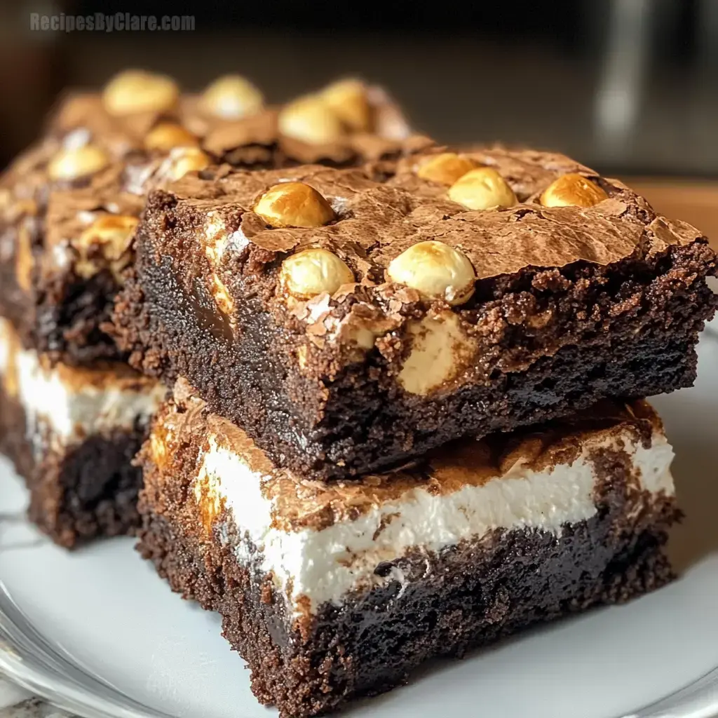 Toasty S'mores Brownies