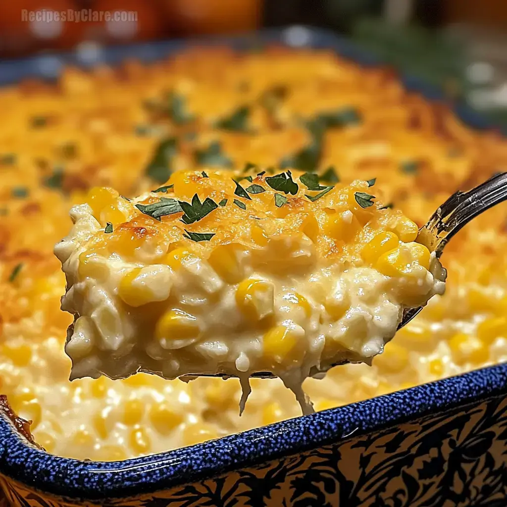 Cream Cheese Corn Casserole