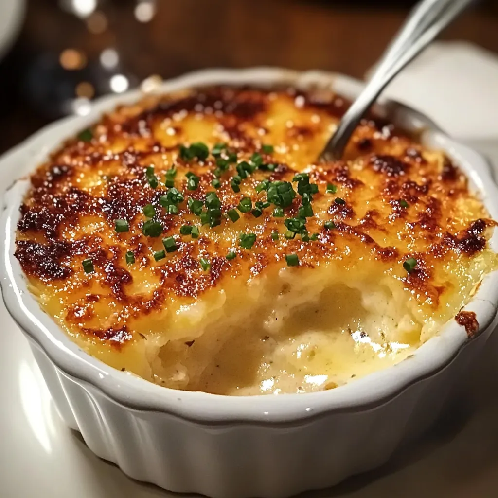 Fancy Crab brulee with Sugar Crust