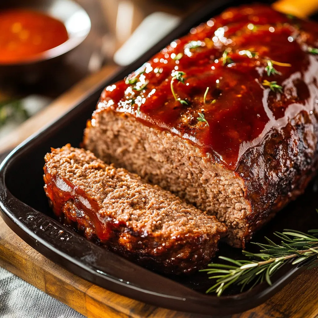 Juicy Homemade Meatloaf