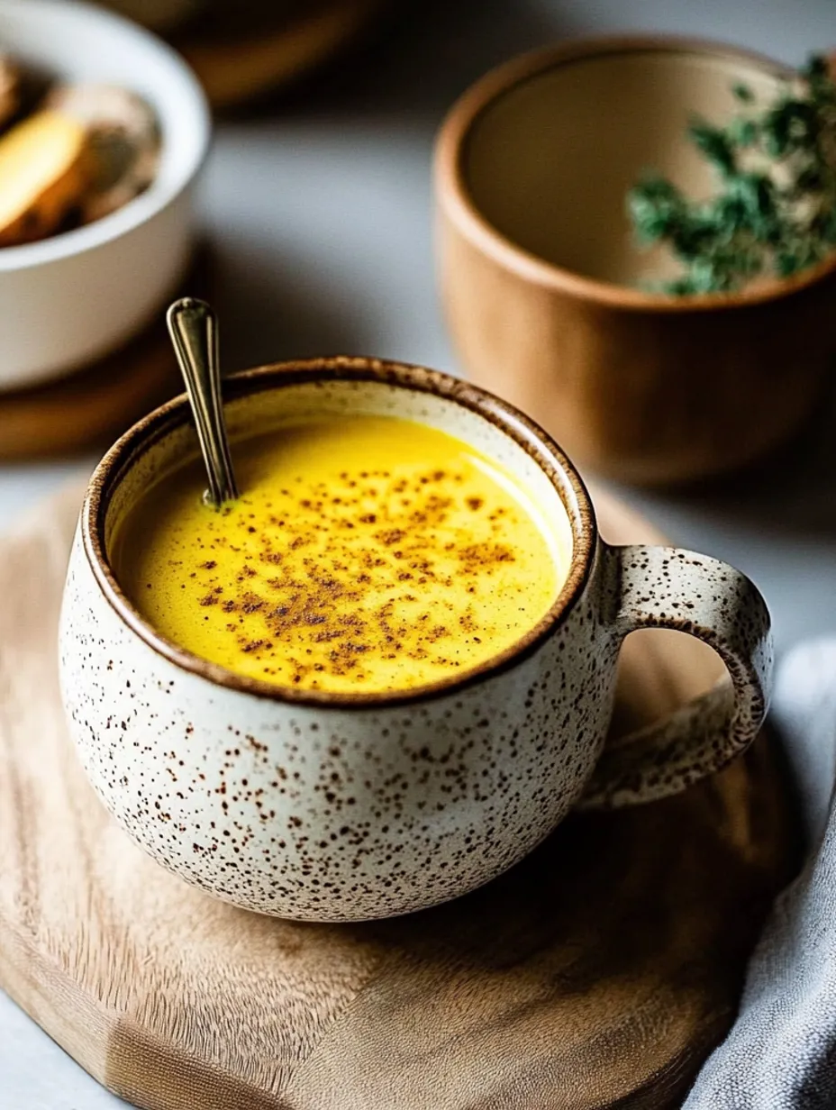 Turmeric Golden Milk Glass