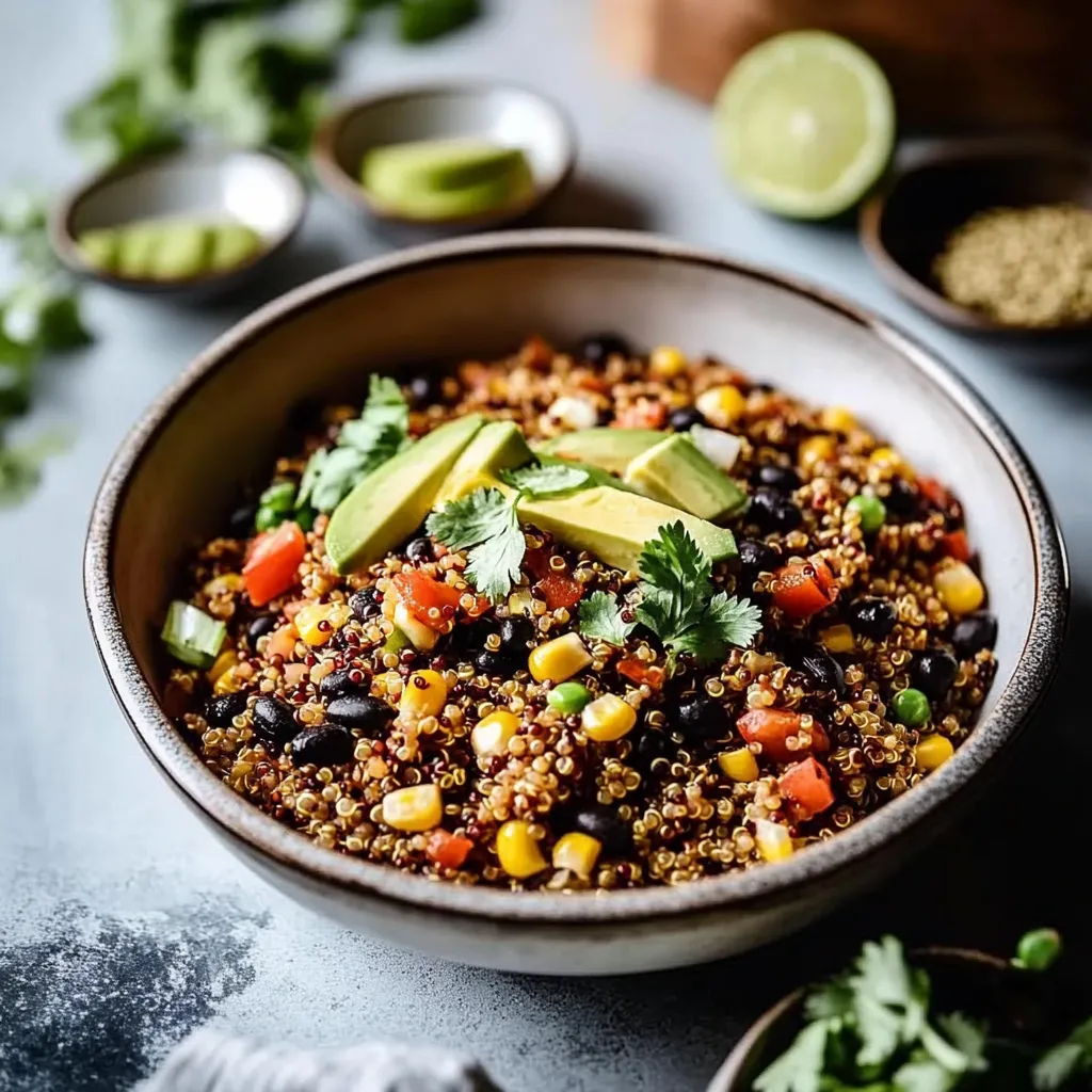 Delicious Mexican Quinoa in a Pan