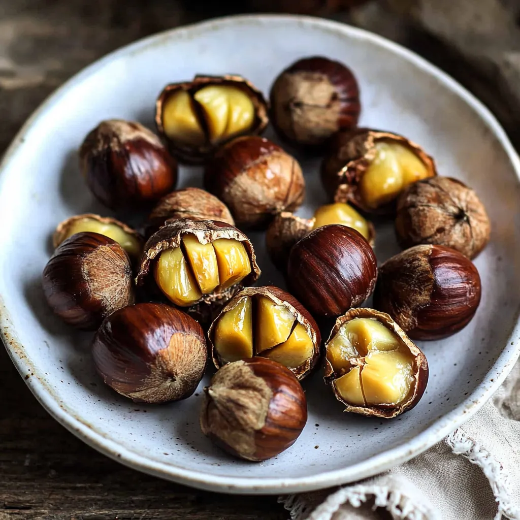Perfectly Roasted Chestnuts in Oven