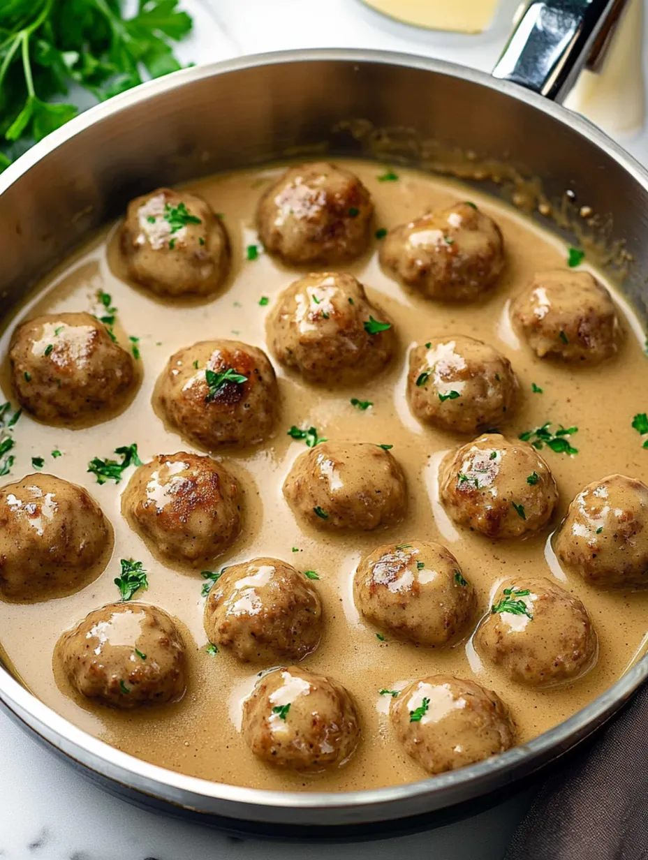 Delicious Swedish Meatballs With Sauce