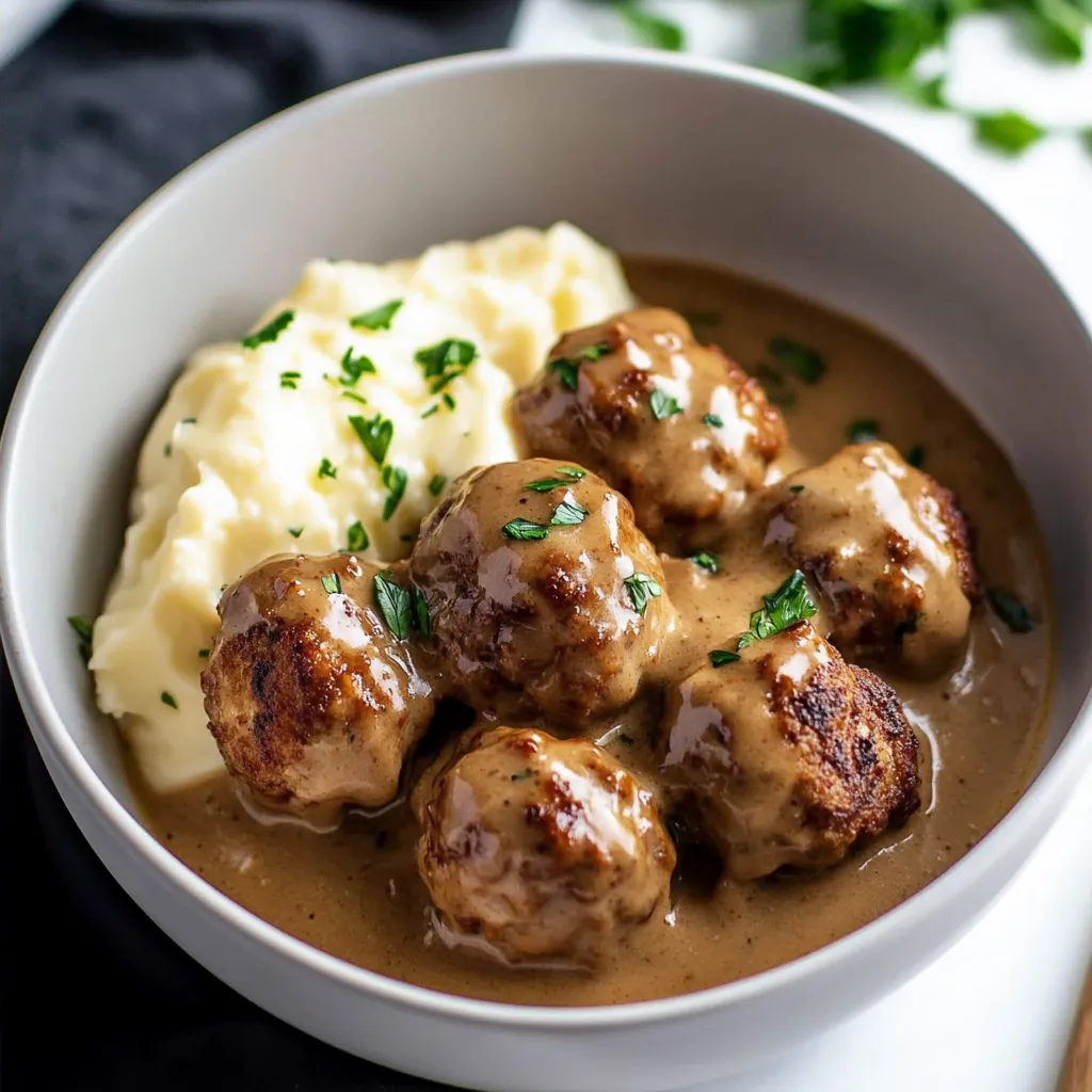 Delicious Cream Swedish Meatballs