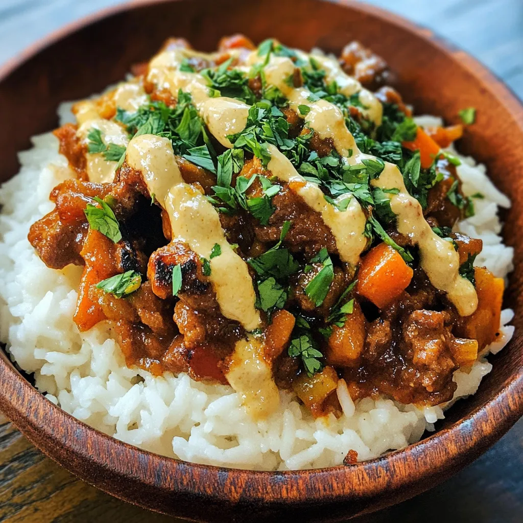 Close-up Blackstone Indian Spiced Rice Bowls