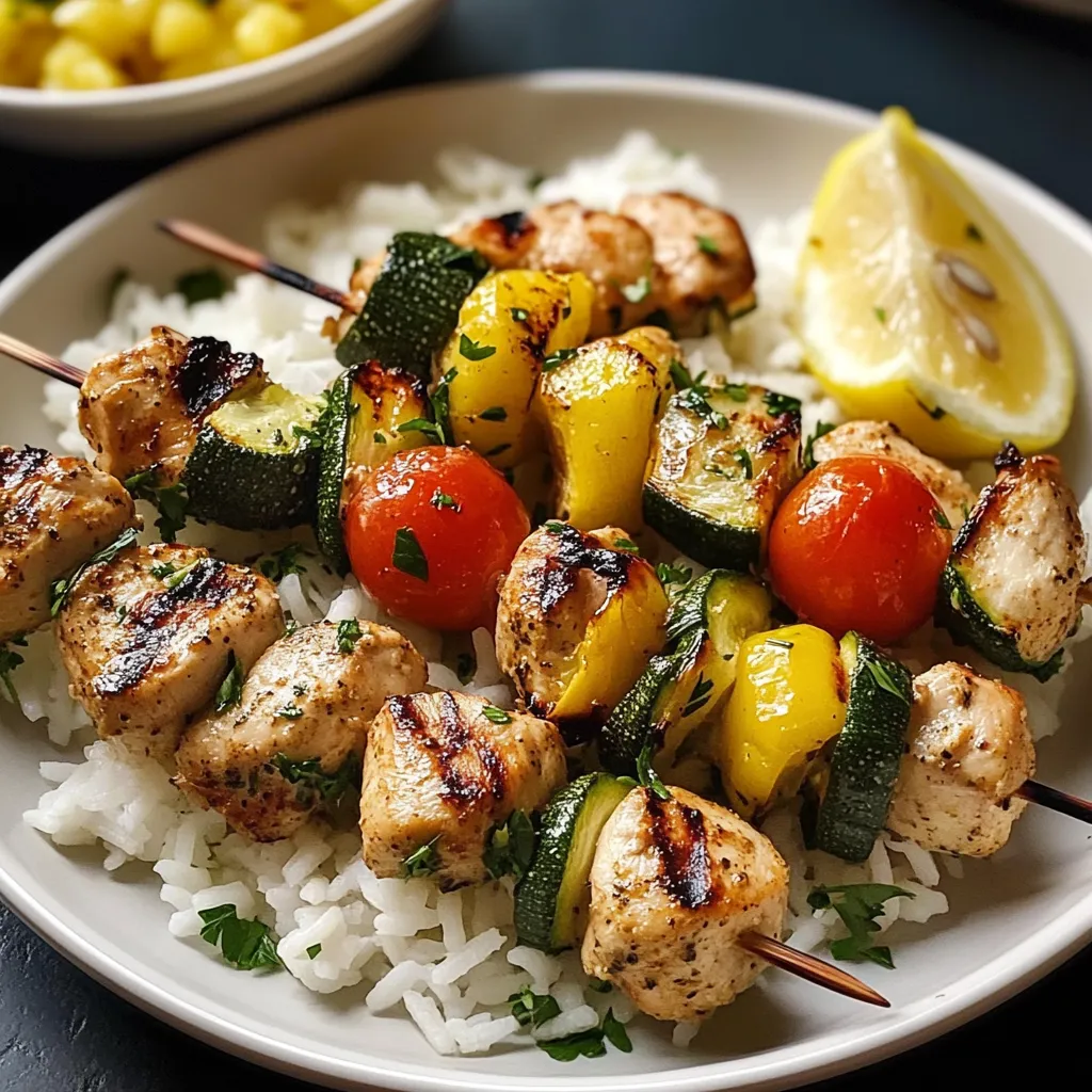 Grilled Chicken Skewers