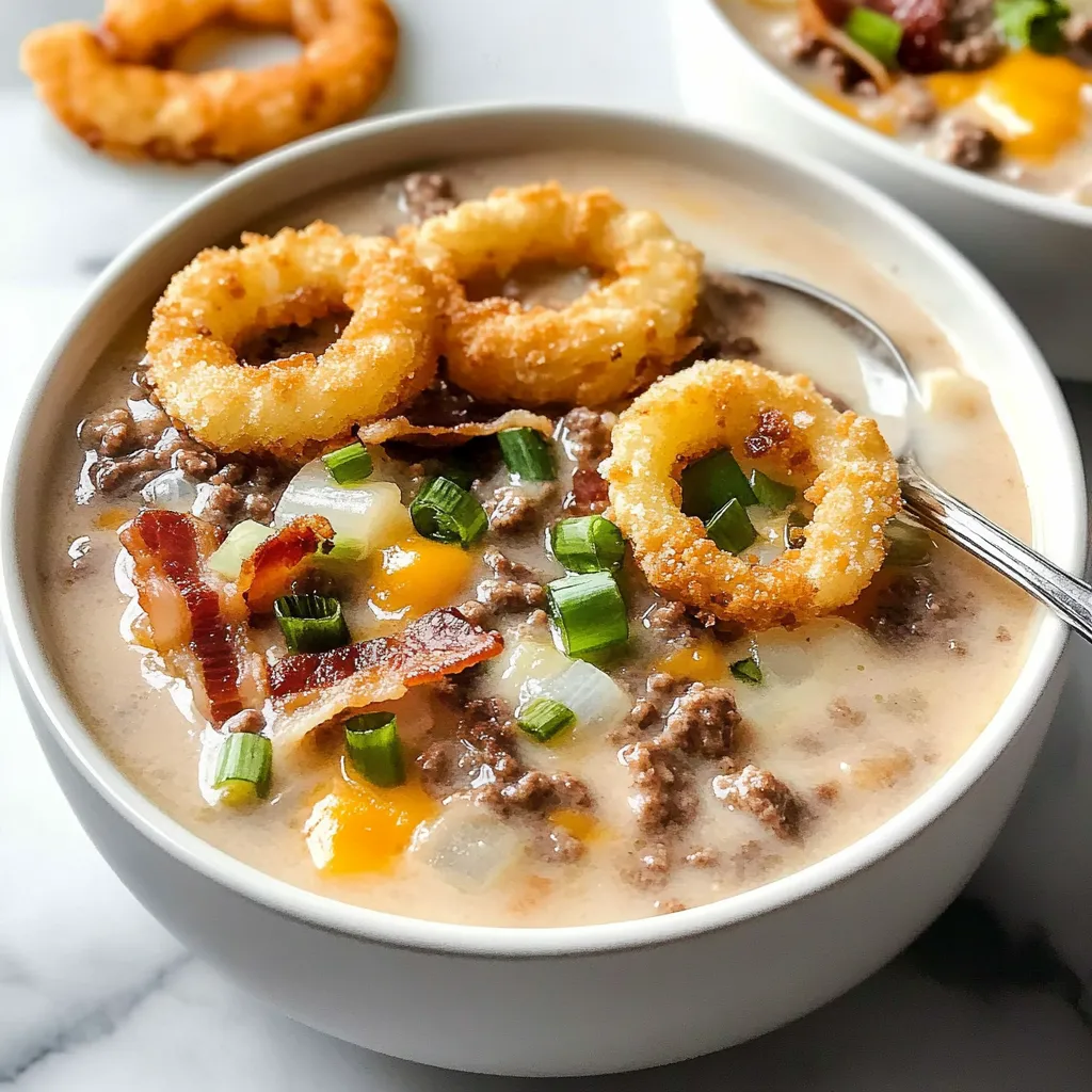 Cheeseburger Soup Bowl