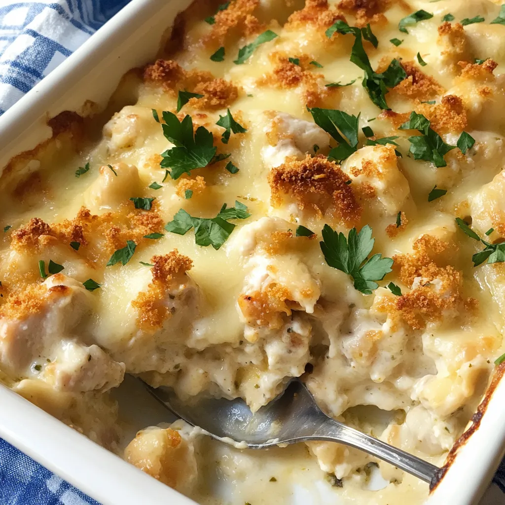 Easy Cheesy Mozzarella Chicken Bake