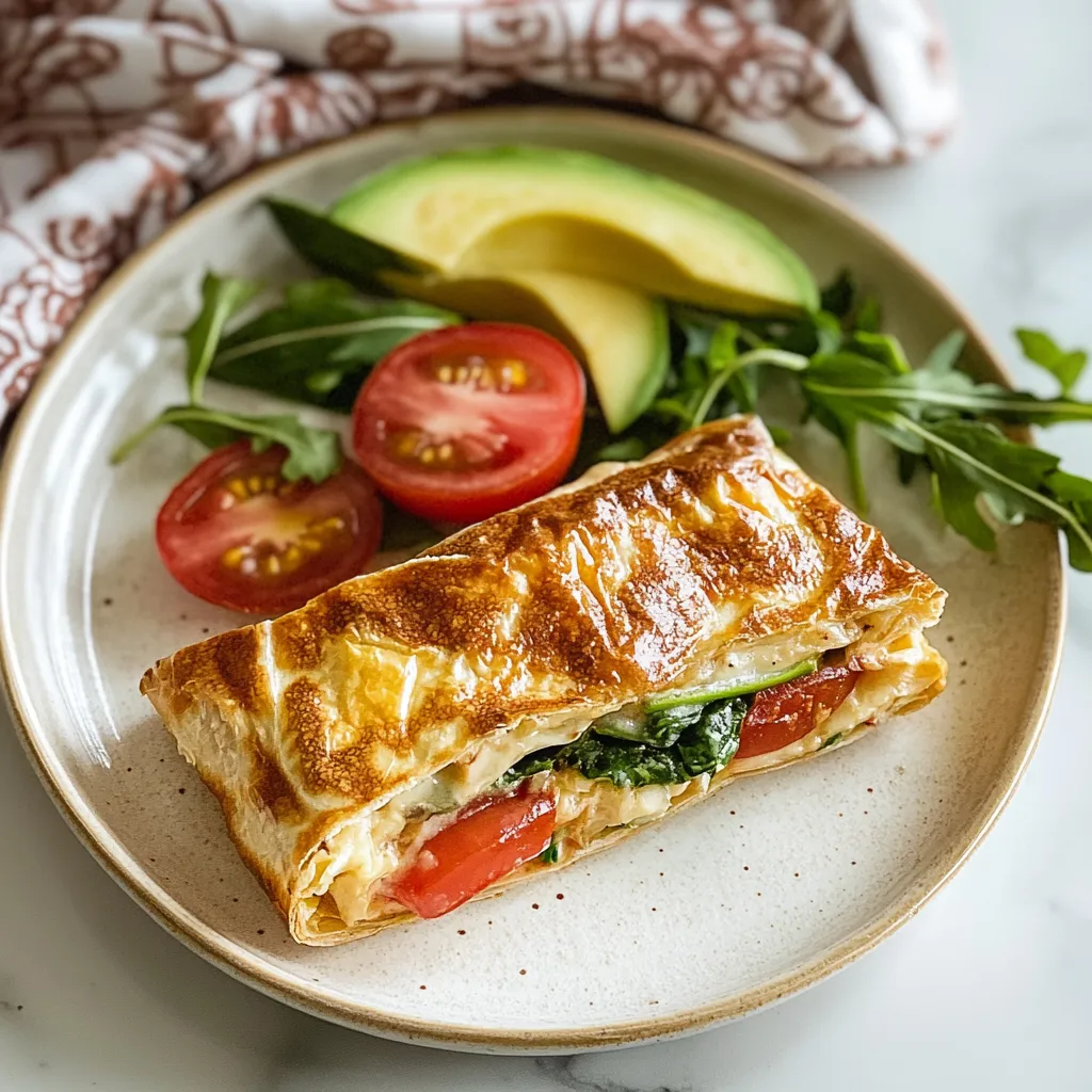 2 Ingredient High Protein Cottage Cheese Flatbread