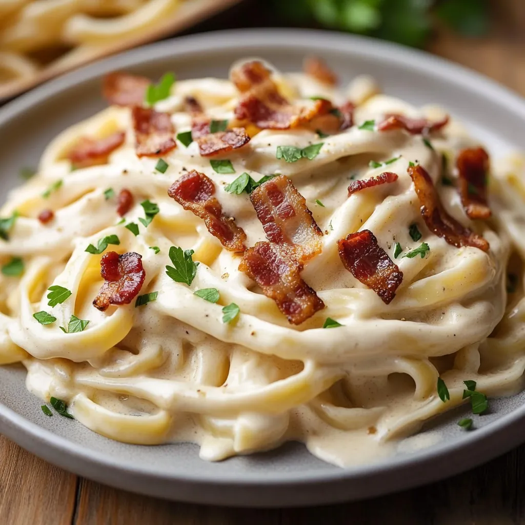Velvety Chicken Carbonara