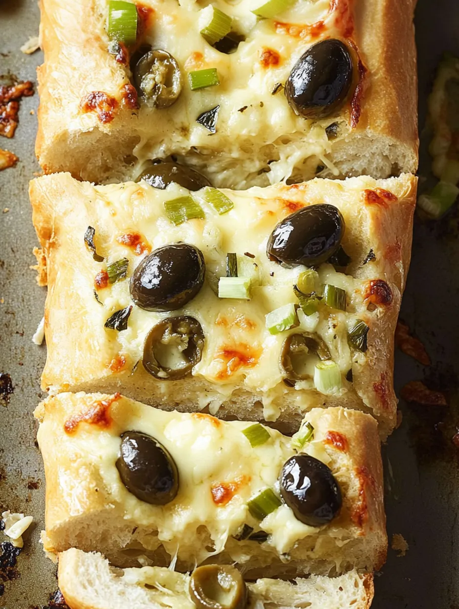 Easy Cheesy Olive Bread Recipe
