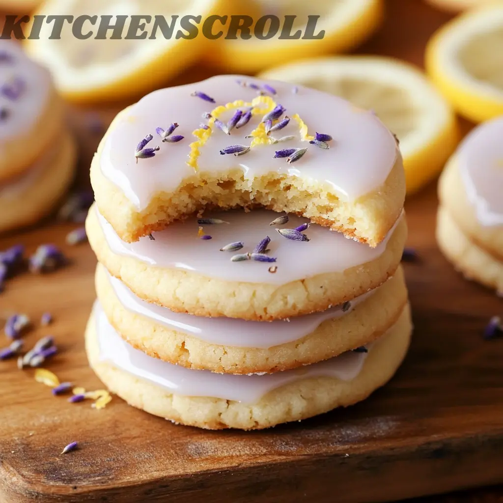 Soft Lemon Lavender Cookies