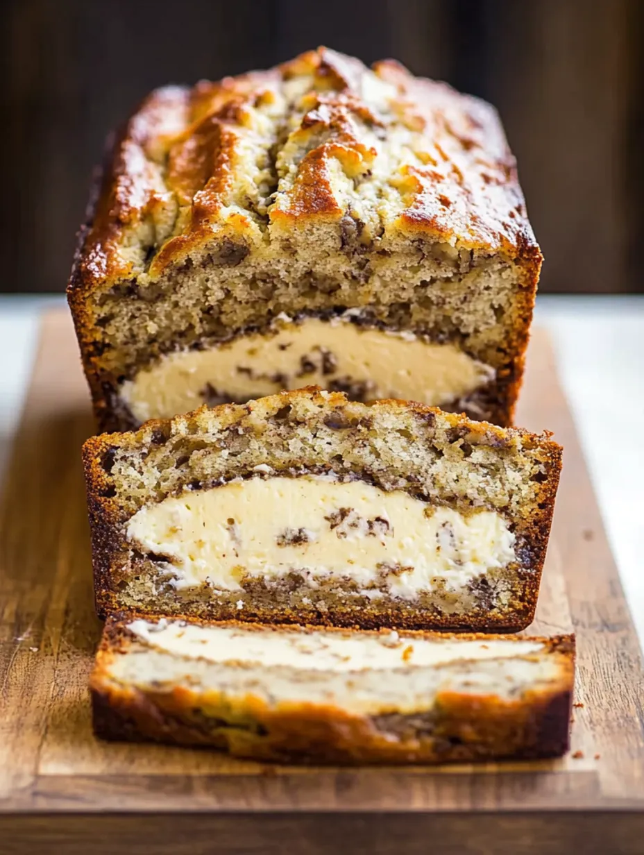 Ultimate Cheesecake Banana Bread