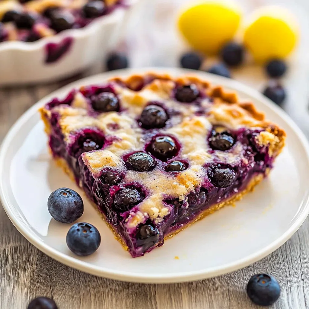 Fresh Blueberry Bake