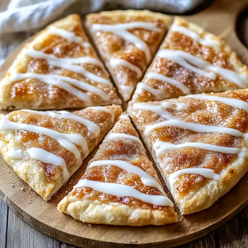 Cinnamon Pizza with Crescent Rolls