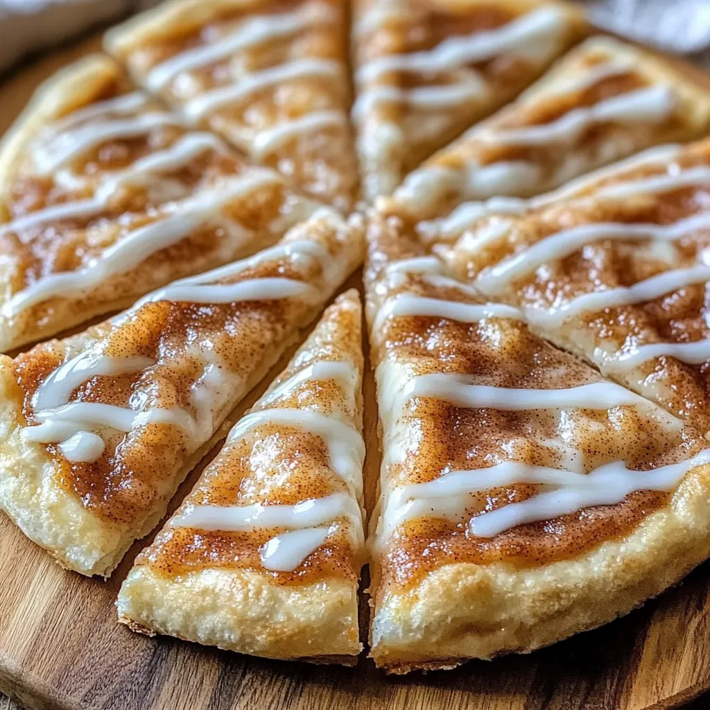 Cinnamon-Sugar Pizza made with Crescent Rolls Recipe