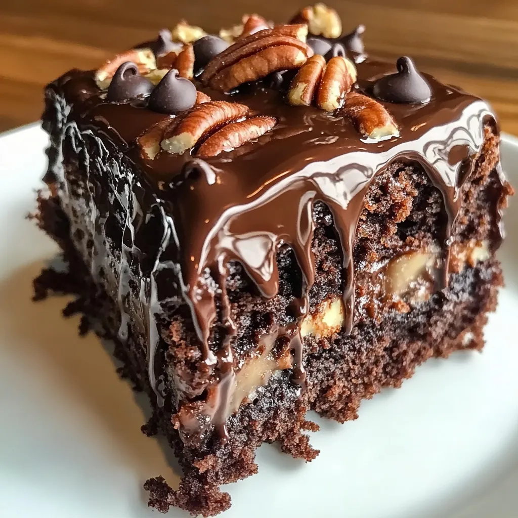 German Chocolate Cake with Caramel Filling