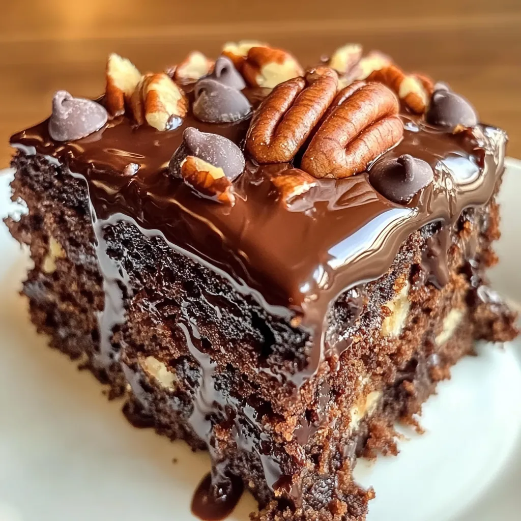 German Chocolate Poke Cake Recipe