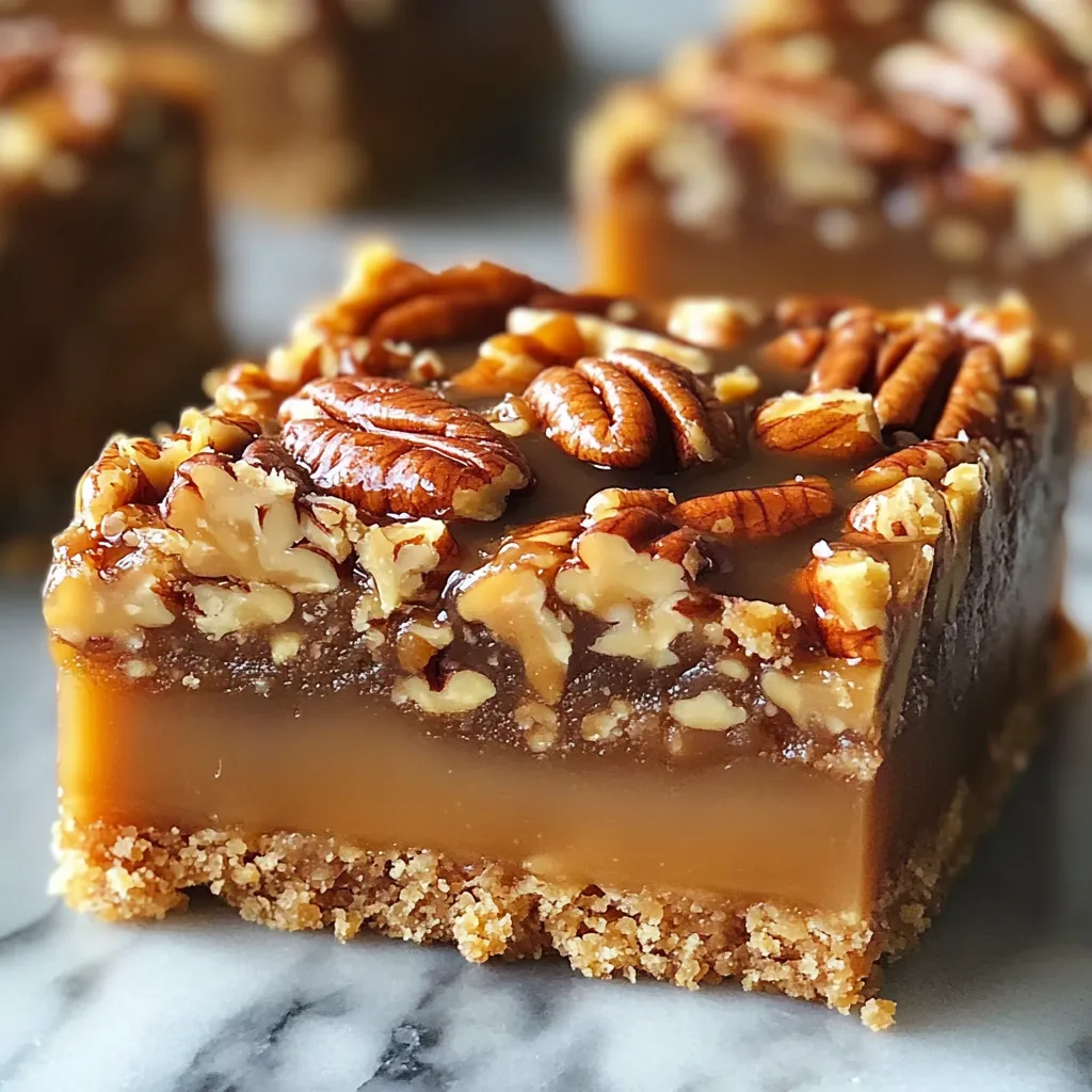 Caramel Pecan Dream Bars Recipe