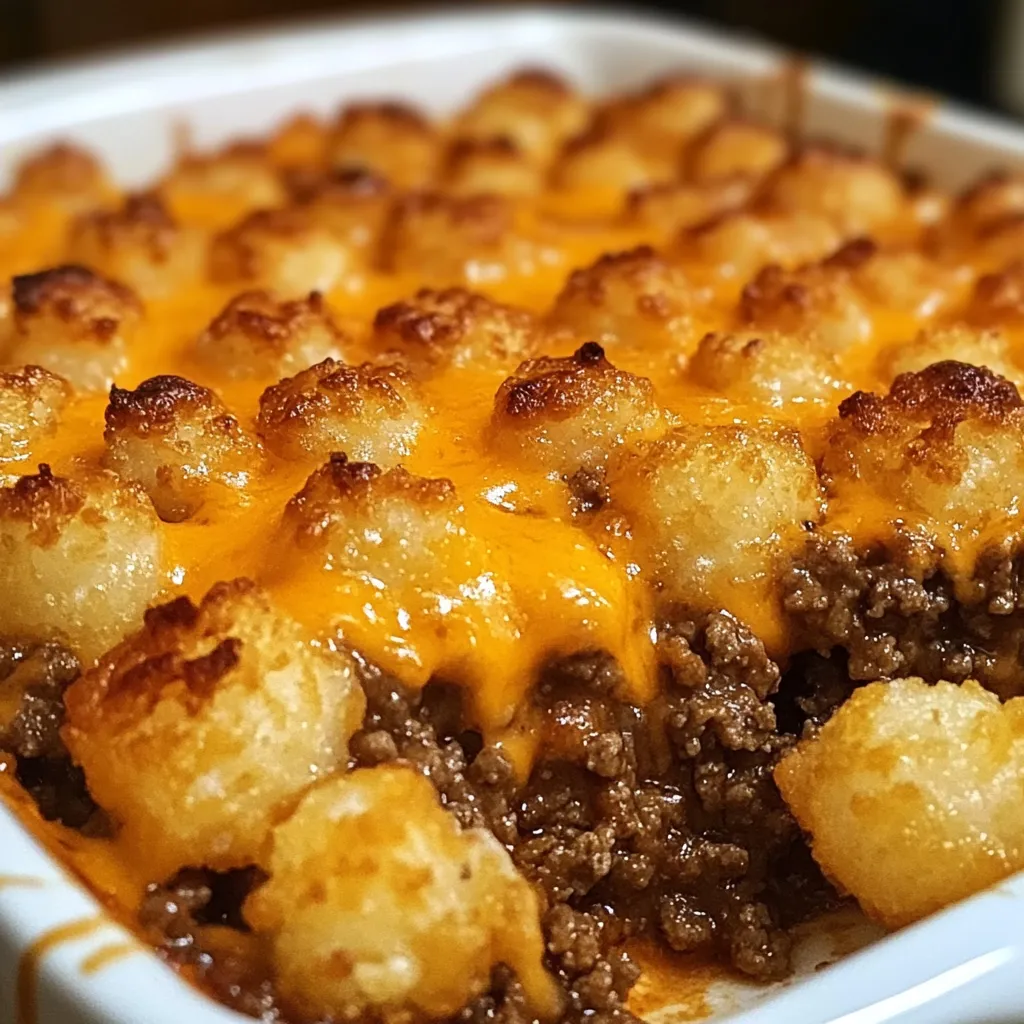 Ground Beef Tater Tot Classic Bake