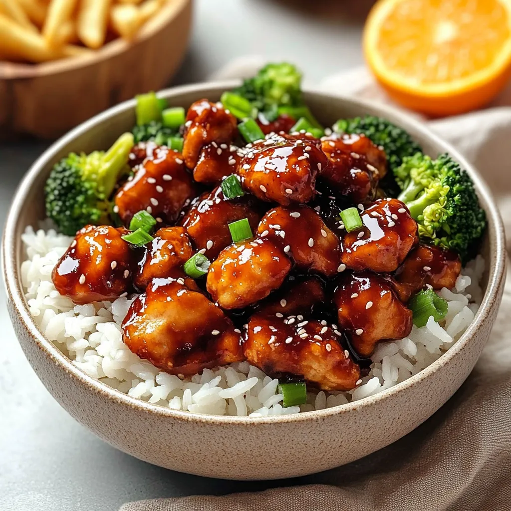 Honey-Glazed Chicken Dish