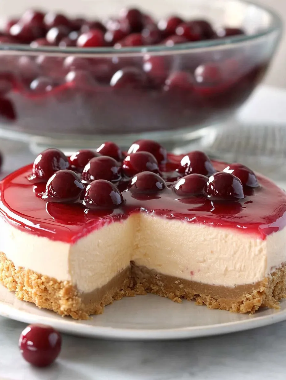 No-Bake Cherry Cheesecake Recipe