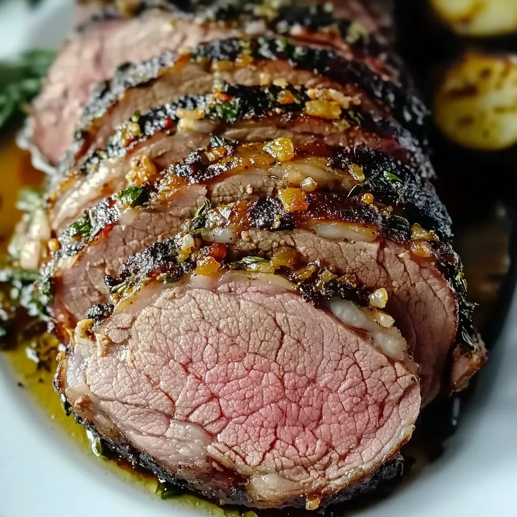 Flavorful Mustard Lamb Roast