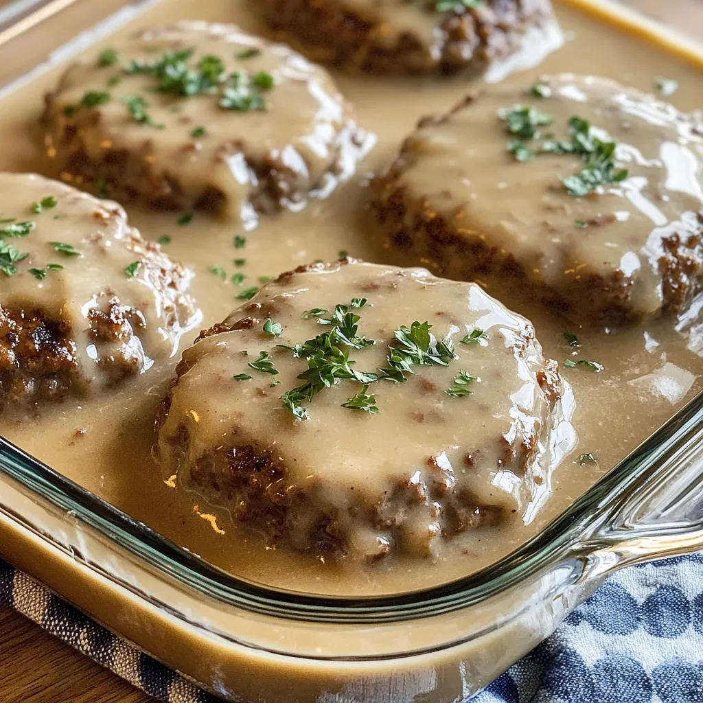 Amish Hamburger Steak Bake