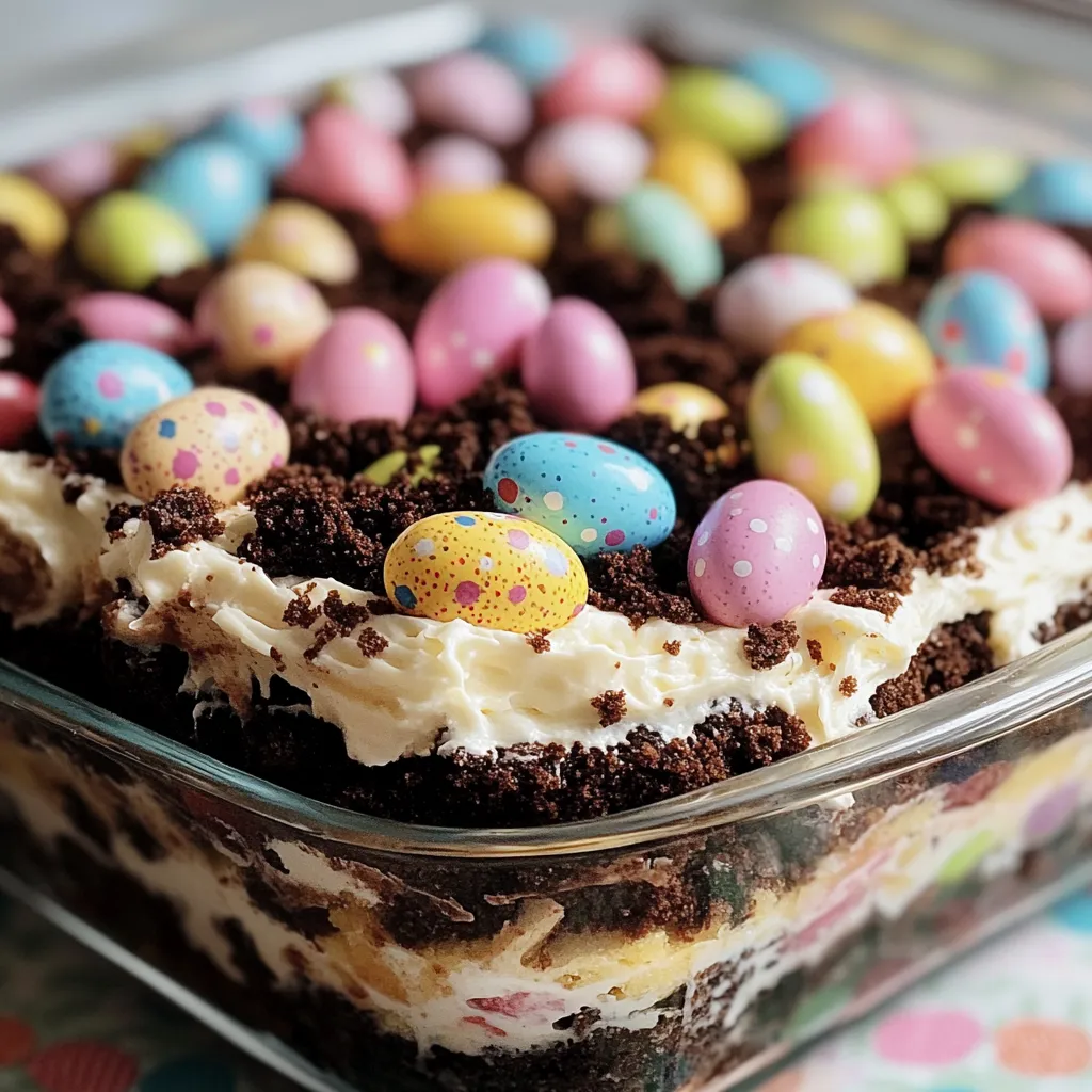 Playful No-Bake Easter Dessert