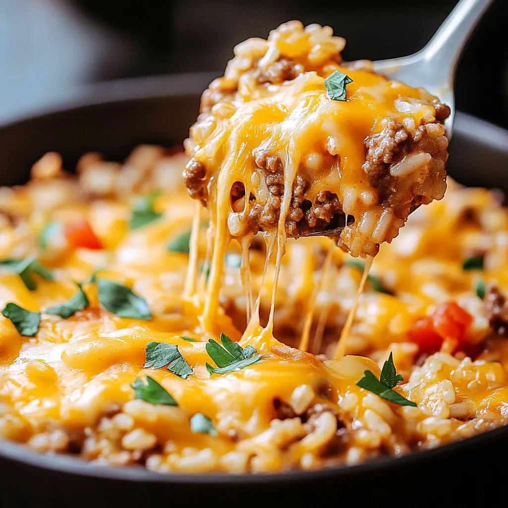 Cheesy Taco Rice