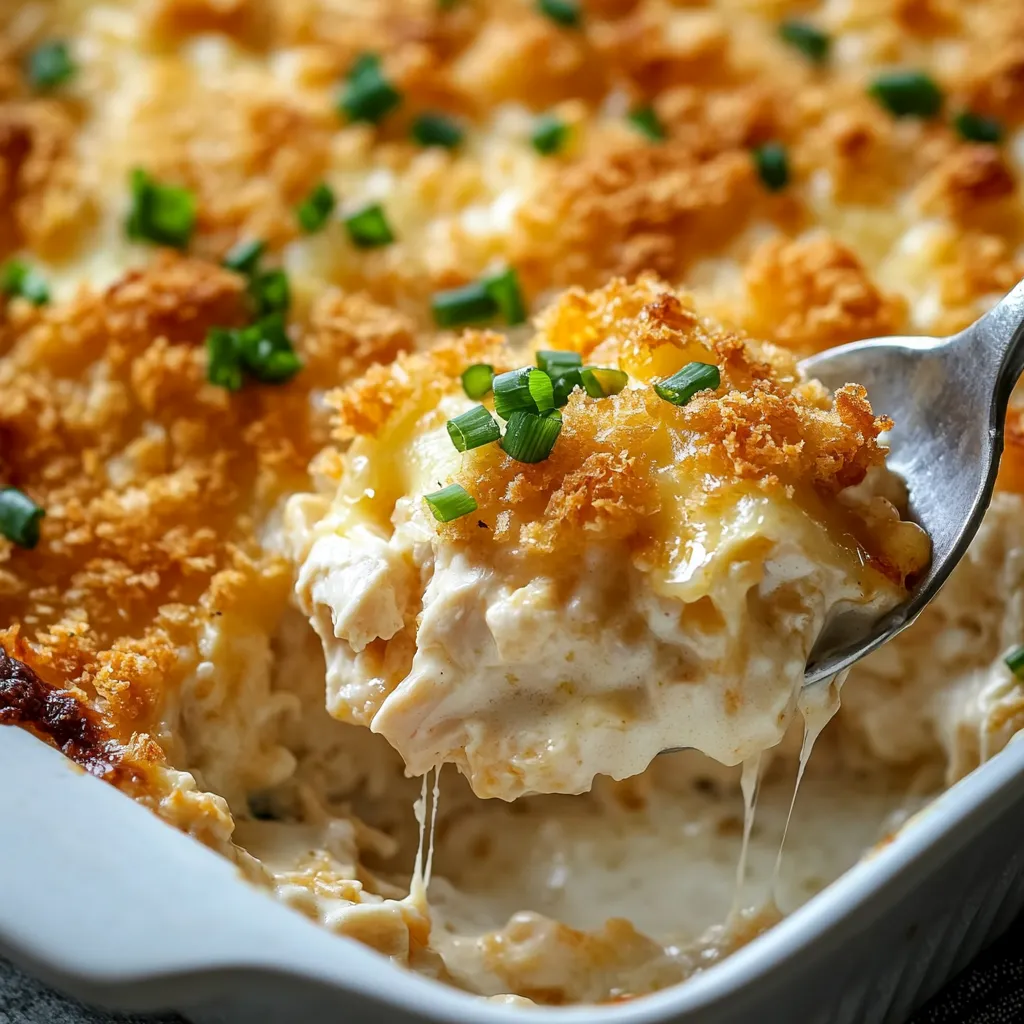 Easy Chicken Hashbrown Casserole