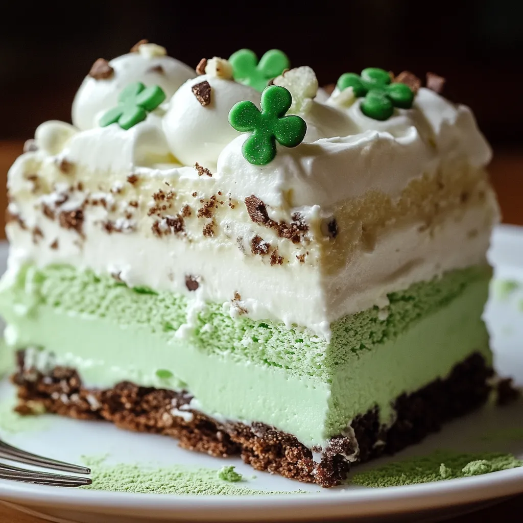 Minty Treat Lasagna